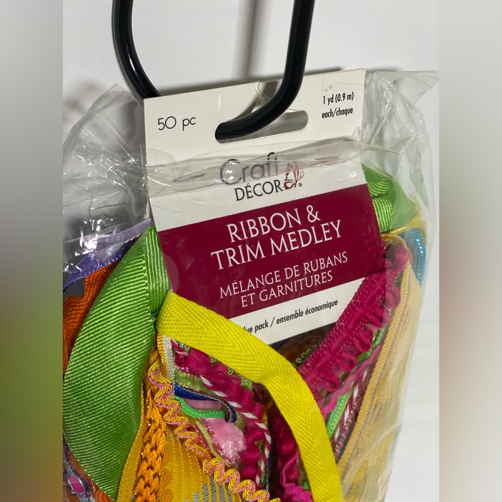 🆕Craft Decor 50 piece Ribbon & Trim Medley
